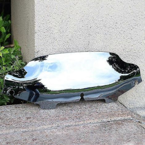 Pare-brise chromé 6"/8" pour moto Harley Electra Street Glide FLHX Touring CVO (1996-2013) - Déflecteur de vent, carénage - 6 pouces (1/5)