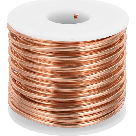 Fil D'Aluminium Anodisé 9 Gauge Pour Sculpture Perlage Ton Cuivré (1/5)