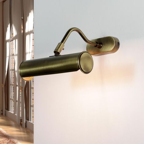 Bilderleuchte Messing Bronziert Verstellbar Premium