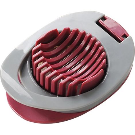 Affetta uova in acciaio inox, utensile da cucina versatile, trita pollo e schiacciapatate con manico antiscivolo per frutta, verdura, carne, kiwi e cipolle, accessori (1/5)