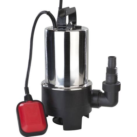 Schmutzwasser-Tauchpumpe, 550 Watt, Edelstahl (1/3)
