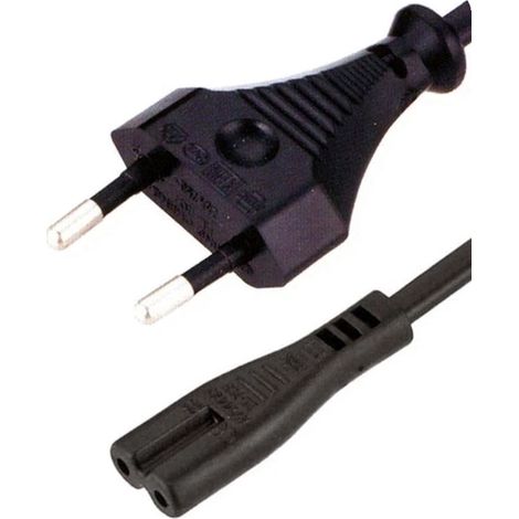 Cabo de alimentação PowerCord C7 CEE 7/16 1,8 m