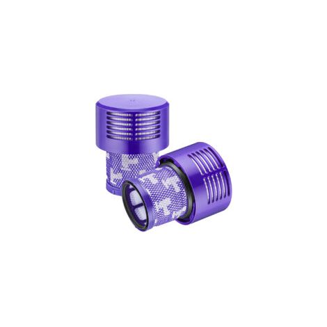 Filtre arrière compatible avec aspirateur Dyson V10 version US accessoires de rechange haute performance remplacement original dimensions standard couleur noire (1/5)