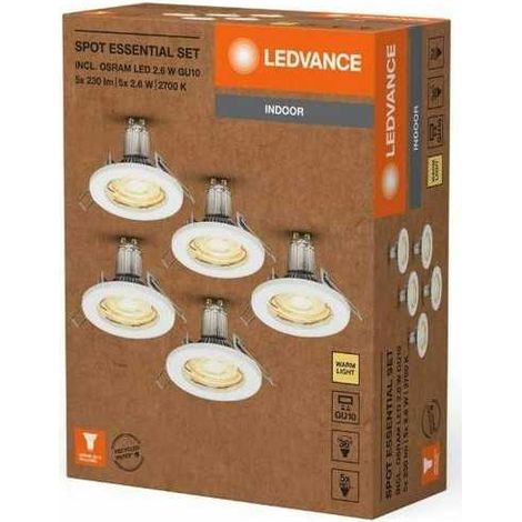 Foco Spot Essential Blanco 2.6w Gu10 Bl-5 OSRAM