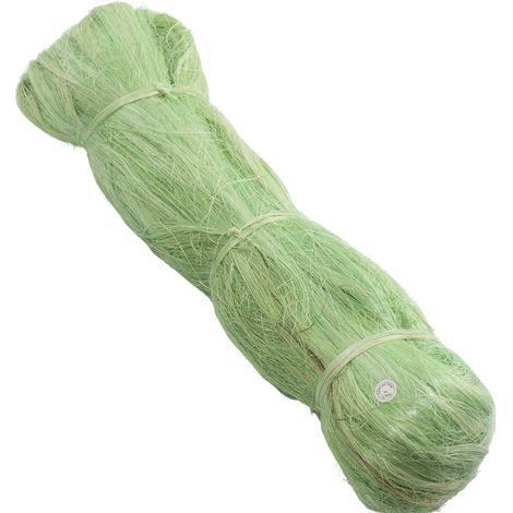 Matassa in sisal verde, confezione da 500 g (kit da 3)