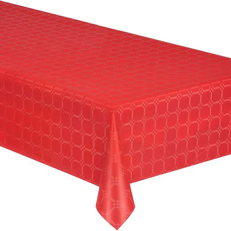 Nappe en Papier Rectangulaire Rouge