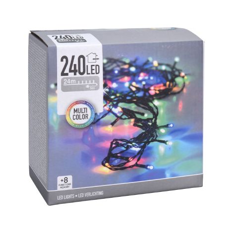 Ghirlanda Multifunzione 240 LED MultiColor 220V IP44 21m (1/2)