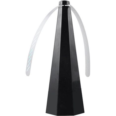 Tragbarer USB-Tischventilator mit holografischen Rotorblättern, der Fliegen, Wespen und Bienen abwehrt ideal für Picknicks im Freien. 1 Stück.