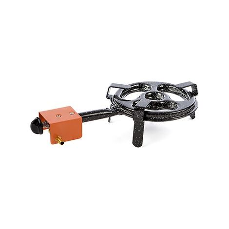 Poêle à paella plate au gaz butane 20 cm – Brûleur puissant pour cuisson uniforme – Conçu pour professionnels – Normes industrielles – Garcima
