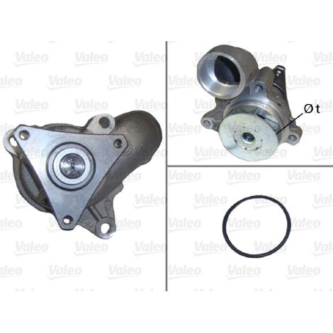 Pompe à eau, refroidissement du moteur Valeo 506976 HYUNDAI 251002A000