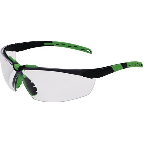 Schutzbrille Sprinter EN 166 EN 170 Bügel schwarz/grün,Scheibe klar PC PRO FIT (1/2)