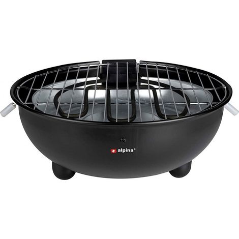 Alpina Switzerland 871125218208 Tavolo Griglia Zona barbecue (diametro)=300 mm Nero (1/4)