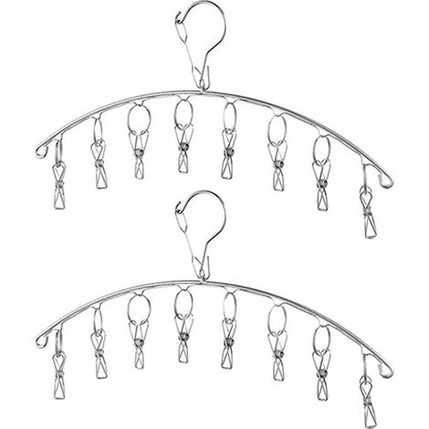 Lot de 24 trombones métalliques pliables, multifonctionnels, parfaits pour les notes adhésives, la papeterie et autres fournitures de bureau. Réutilisables et portables, 41 mm, noirs. (1/5)
