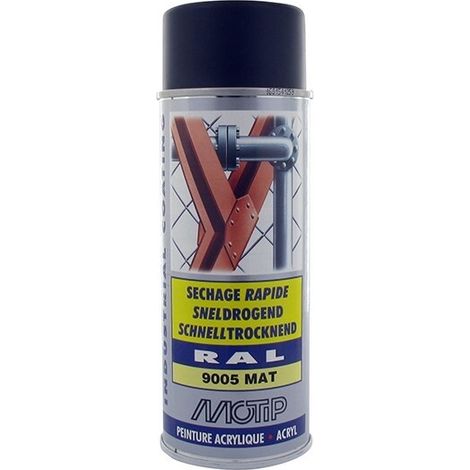 Pintura Negra Mate, Aerosol 400 ml.
