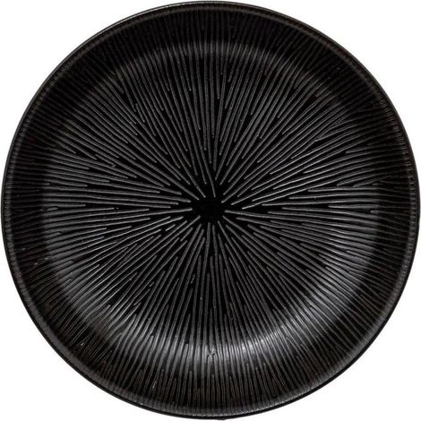 Lot de 6 Assiettes Creuses "Atelier" 19cm Noir (1/2)