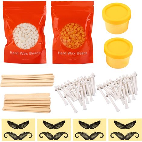 Kit de cire nasale multifonctionnel, applicateurs de perles de cire pour épilation du nez, ensemble de retrait de poils pour homme et femme (1/5)