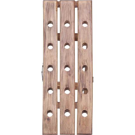 Maison Exclusive - Weinregal für 15 Flaschen 26x50x70 cm Altholz (1/5)