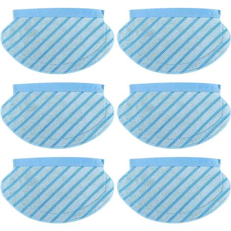 Lot de 6 chiffons de lavage patins ensemble pour Ecovacs Deebot Ozmo 920 950 pièces pour aspirateur de rechange maison accessoires (1/5)