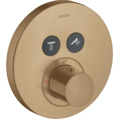hansgrohe AXOR Starck ShowerSelect Termostato redondo empotrado (1/2)