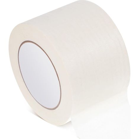 Ruban de Masquage Large Blanc 8cm X 50m, Papier, Peinture (1/5)