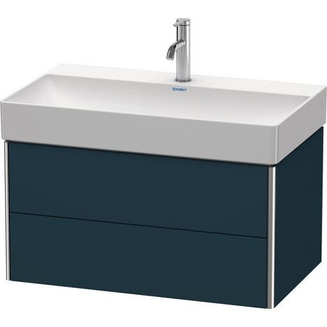 XSQUARE mobile lavabo 397x784x460mm Blu notte semilucido (1/3)
