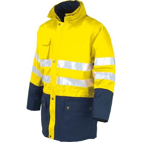 Issaline Parka Alta Visibilidad Triple Uso Amarillo - AzulXXLXXL Amarillo - Azul (1/3)
