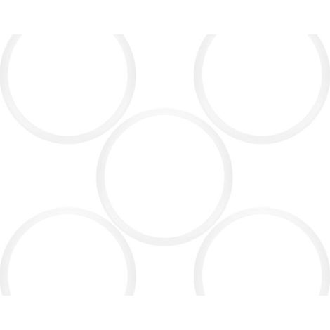 5 pièces Anneaux d'étanchéité pour autocuiseur de qualité Alimentaire Silicone en Acier Inoxydable pour autocuiseur Joints toriques universels clairs(22 cm) (1/4)