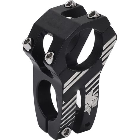 Potentiel de recherche élevé : Potence de vélo de route en alliage d'aluminium 31,8mm noir pour VTT et cyclisme urbain. (1/5)