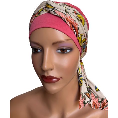Turbante da donna Lena 103-355, sciarpa in morbido bambù, anche dopo la chemioterapia. (1/5)