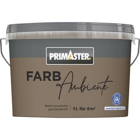 Primaster Farbambiente Wandfarbe matt kakao 1 L Innen (1/2)