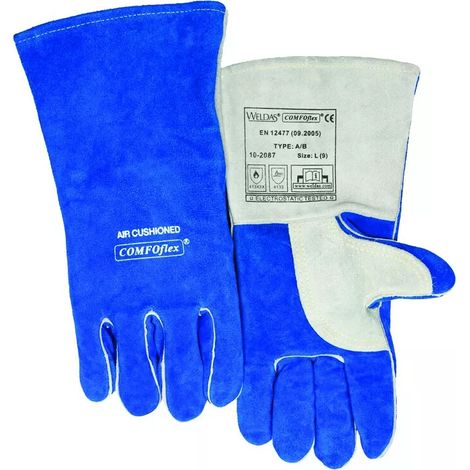 Gant MIG / MAG bleu pouce renforcé COMFOflex® - WELDAS