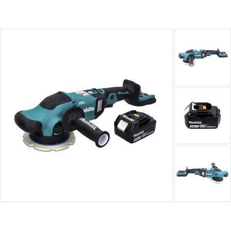 Makita DPO 600 F1 Pulidora excéntrica a batería 18 V 150 mm XPT Brushless + 1 batería 3,0 Ah - sin cargador (1/5)