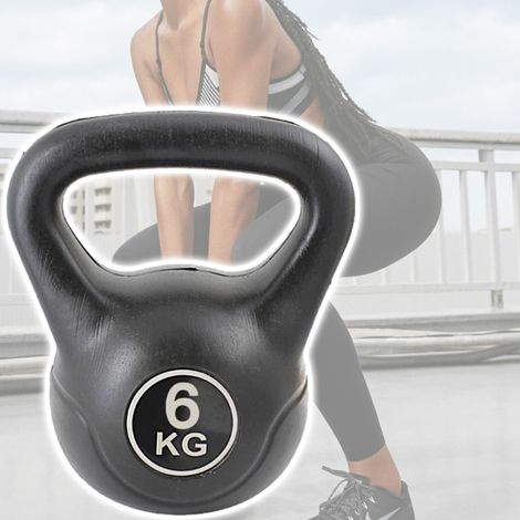 Haltère Kettlebell De 6 Kg Avec Poignée Ergonomique Pour Le Fitness
