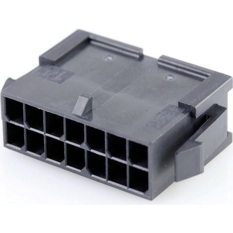 Molex Buchsengehäuse-Kabel Polzahl Gesamt 14 Rastermaß: 3 mm 430201400 1 St. Bag