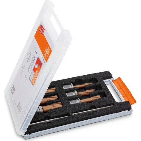 Fein  Zubehörset  Best  of  Kernbohrer  Hartmetall  beschichtet  3/4  in  Weldon  -  63127838110