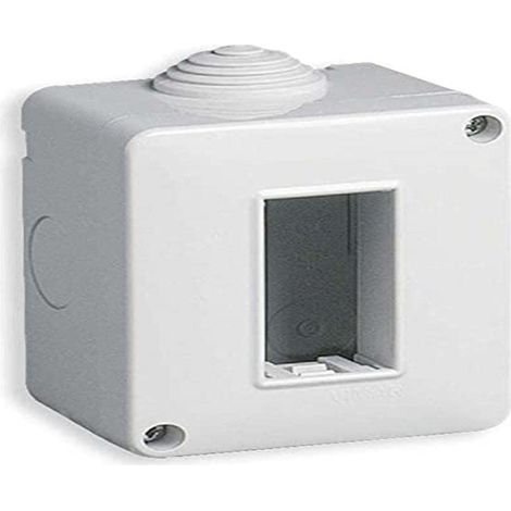 contenitore da parete 1 modulo vimar bianco ip40 - cod.0r14801