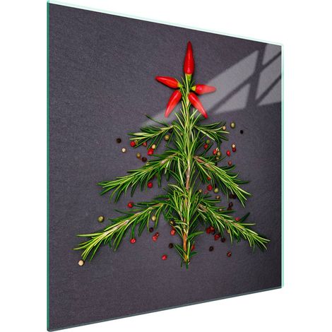 Protezione in vetro per piano cottura 50x52 cm, ideale per Natale (1/5)