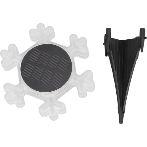Solarbetriebene Schneeflocken-Gartenleuchte, IP65 wasserdicht (1/4)