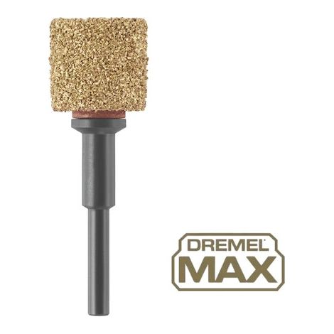 DREMEL Cilindro abrasivo punta diametro 13 mm grana 60 al tungsteno 408DM DREMEL MAX (1/3)