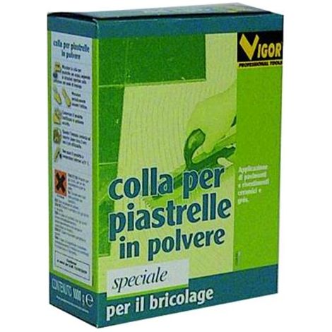 Colla Per Piastrelle Vigor In Polvere Kg. 1 Conf. 10Pz