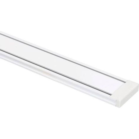 Carril SLIM 48V, 1m, blanco