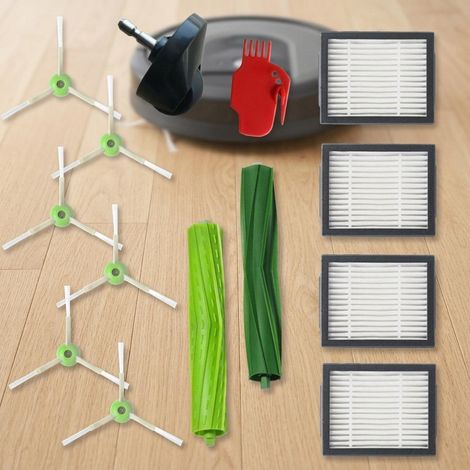 Accessori 13 in 1 (spazzola principale, spazzola laterale, filtro) per robot aspirapolvere iRobot Roomba E5/E6/i7/i7+ (1/4)