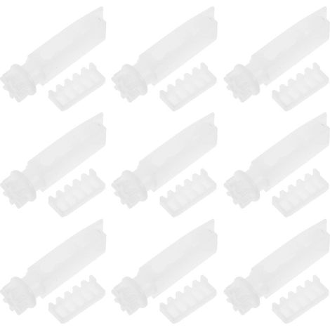 Kit de réparation de 48 languettes de rechange pour tiges de stores verticaux en plastique (1/5)