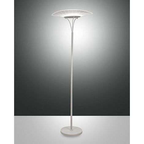 Lampadaire Vela, Éclairage Led Intégré 24 W, 2180 Lm, Blanc 3000 K, Structure En Métal Et Méthacrylate, Design Moderne Et Élégant, Hauteur 175 Cm. (1/3)