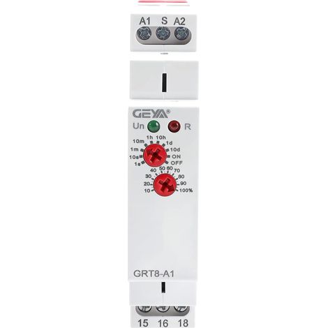 Retarder mise sous tension Relais temporisé à fonction unique 1SPDT 16A Électronique Minuteur Retarder marche Relais (GRT8 A1,AC230V) (1/5)