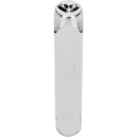 6mm 1/4" Poinçon métallique pour estampage main, outil de création de bijoux DIY, forme cœur, artisanat fait main (1/5)