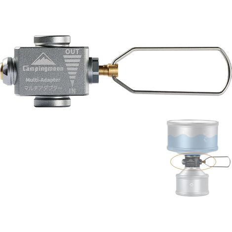 Adaptateur de recharge de bidon de gaz portable pour l'extérieur (1/5)