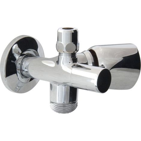 GS Eckregulier-und Geräteanschlussventil 1/2" chrom, Atmos Metallgriffe