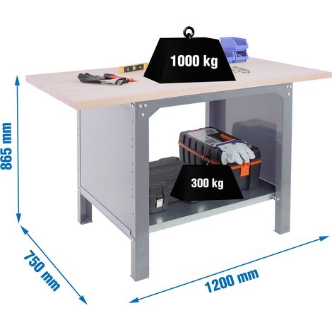 Simonrack SIMONWORK BT6 PRO Arbeitstisch Grau Robust 32 mm