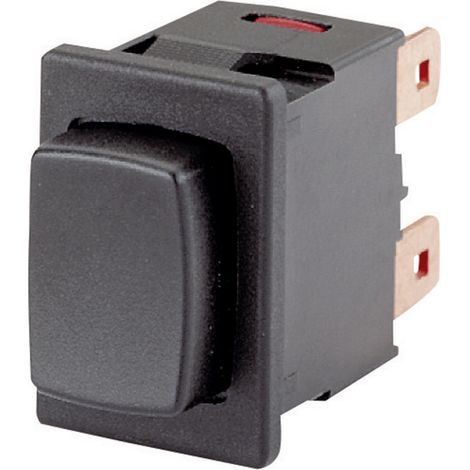 Marquardt 1684.1101 1684.1101 Druckschalter 250 V/AC 16 A 2 x Ein/Aus rastend  (L x B) 21 mm x 15 mm